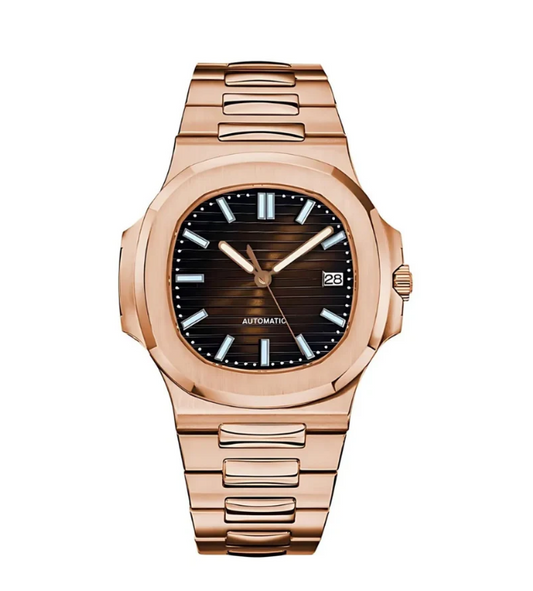 Nautiko Rose Gold Brown Dial