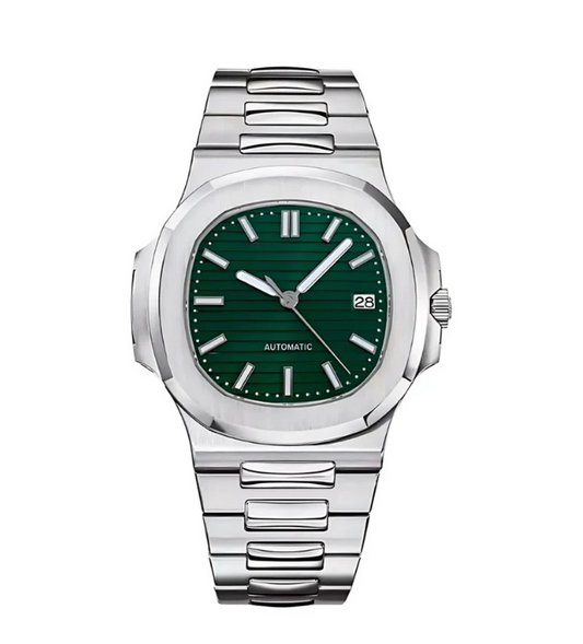 Nautiko Silver Green Dial