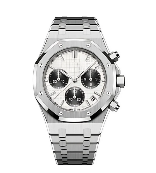 Seikoak Chrono Silver White
